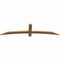 Ekena Millwork Bellingham Timber Gable Bracket, Western Red Cedar, 72"W x 18"H x 1 1/2"D x 3 1/2"F, 6/12 Pitch GBW072X18X0204BEL00SWR - alternate 4
